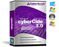 cyberCide, Complete disk sanitization, EPA Recommended