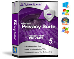 Privacy Suite, clear browsing traces, wipe temperory files and folders, Application aware privacy protection