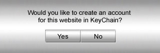 keychain password save image