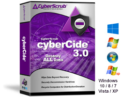 cyberCide, Complete disk sanitization, EPA Recommended
